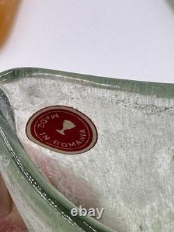 Murano Scavo Wall Pocket Vase Lot of 5 Blue Green Yellow Red