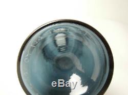 Nanny Still Bottle Vase Glass Riihimmaen Lasi Oy MID Century Signed 32 CM Blue