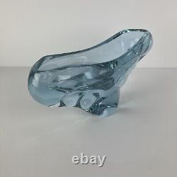 Neodymium Purple Blue Art Glass Vase Organic Czech Zelezny Brod Sklo ZBS 10IN