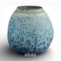 New Abstract Modern 12 Blue Glass Vase