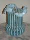 Northwood Blue Opalescent Stripe Celery Vase