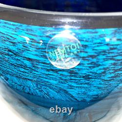 Original Loan Nemtoi Hand Blown Art Glass Vase/bowl Mint Condition