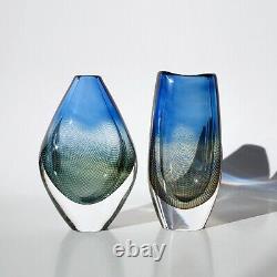 Original Mid-Century Handblown Vintage Glass Vase by Sven Palmqvist for Orrefors