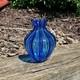 Orland Zennaro Murano Glass Vase, Italy, 1960 Blue & Green Mid-Century Modern