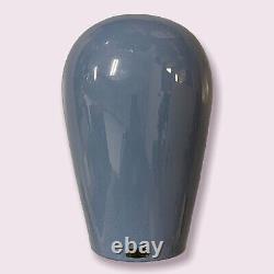 Oversized Blue XL Haeger Ceramic Floor Vase. Big 1980s Vase