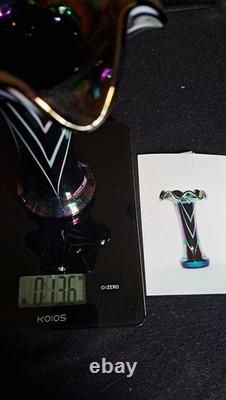 (Possibly) Imperial Freehand #425, Antique (1920s) Iridescent art glass vase