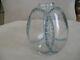R. Lalique Clear/ Light Blue Intertwined Guirlande De Roses Footed Vase
