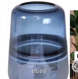 R16 HOME 2 Blue Glass Vases New