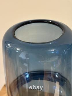 R16 HOME 2 Blue Glass Vases New