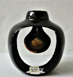 RARE Small Room Jewelry By GORAN WARFF KOSTA BODA Sweden Art Glass Vase, H 3 1/2