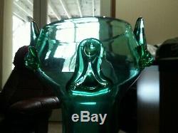 Rare Blenko Glass Cat Vase By Wayne Husted