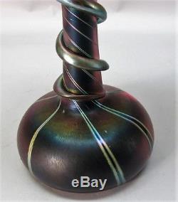 Rare & Early 16.25 CHARLES LOTTON Lava Art Glass Vase c. 1975