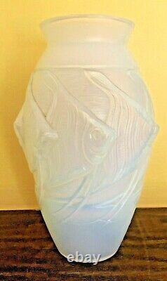 Rare Sabino Paris Art Deco Glass Fish Vase