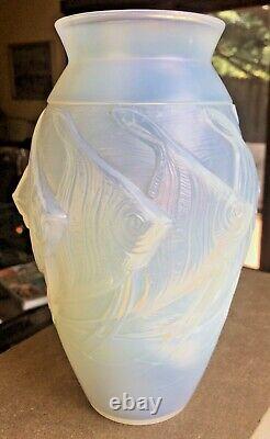 Rare Sabino Paris Art Deco Glass Fish Vase