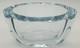 Rare Strombergshyttan Swedish Blue Ice Crystal Glass Bowl Vase Signed #T181