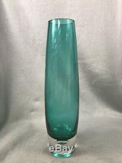 Riihimaki Large Tamara Aladin Vase 15-1/2 Finnish Mid Century Modern