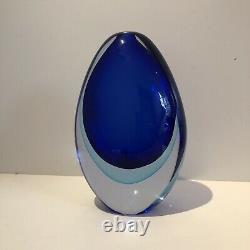 SALVIATI MURANO Glass Multicolor Teardrop Vase, 2000