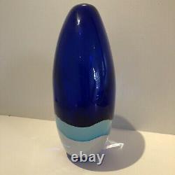 SALVIATI MURANO Glass Multicolor Teardrop Vase, 2000