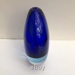 SALVIATI MURANO Glass Multicolor Teardrop Vase, 2000