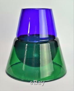 Signed Murano art glass object Italy Effetre International 1991