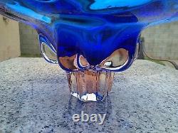 Skrdlovice or Chribska Glassworks Josef Hospodka Bohemian Czech Art Glass Bowl