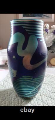 Special Jim Lundberg Signed Unique Vase 1983. Rare! One-off By Studio Founder Special Jim Lundberg Signed Unique Vase 1983. Rare! One-off By Studio Founder