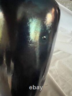 Steuben Blue Aurene Vase VERY TALL #2204 about 12 Gorgeous