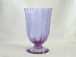 Steuben Wisteria Art Glass Footed Vase #7331