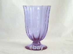 Steuben Wisteria Art Glass Footed Vase #7331