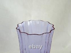 Steuben Wisteria Art Glass Footed Vase #7331