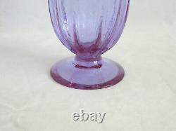 Steuben Wisteria Art Glass Footed Vase #7331