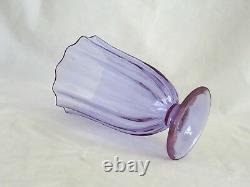 Steuben Wisteria Art Glass Footed Vase #7331