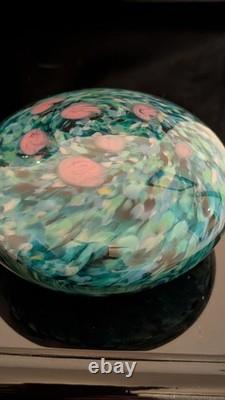 Stunning! Dale Tiffany Leona Hand Blown/painted Art Glass Set! Exquisite