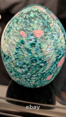 Stunning! Dale Tiffany Leona Hand Blown/painted Art Glass Set! Exquisite