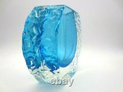 Stunning Rare Alessandro Mandruzzato Sommerso Space Age Murano Art Glass Vase