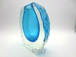 Stunning Rare Alessandro Mandruzzato Sommerso Space Age Murano Art Glass Vase