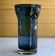 Stunning Smokey Blue Finnish Mid Century Riihimaen Lasi Oy Riihimaki Glass vase