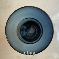 Stunning Smokey Blue Finnish Mid Century Riihimaen Lasi Oy Riihimaki Glass vase