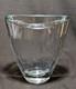 Swedish Strombergshyttan (Stromberg) Clear Crystal Glass Vase B561 Blue Tinge