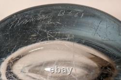 Swedish Strombergshyttan (Stromberg) Clear Crystal Glass Vase B561 Blue Tinge