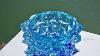 Thorns Vase Blue Original Murano Glass