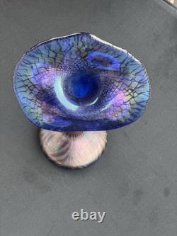 Tiffany Studios Style Jack in the Pulpit Flower Form Art Glass Vase