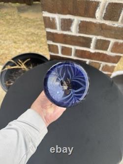 Tiffany Studios Style Jack in the Pulpit Flower Form Art Glass Vase