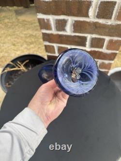 Tiffany Studios Style Jack in the Pulpit Flower Form Art Glass Vase