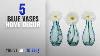 Top 10 Blue Vases Home Decor 2018 V More Light Blue Glass Bottle Flower Bud Vase Bubble Rib