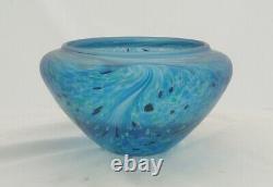 Unusual Isle Of Wight Studio Glass Large Vase Summer Fruits Blueberry