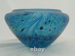 Unusual Isle Of Wight Studio Glass Large Vase Summer Fruits Blueberry