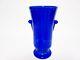 Unusual Royal Blue Tab Handled # 317 Vase / Akro Agate Co / 2 Available