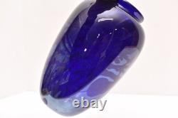VTG Iridescent Confetti Aurene Signed Richardson Studio Art Glass Vase 7.5