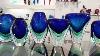 Vases Original Murano Glass Omg Sommerso Collection Blue